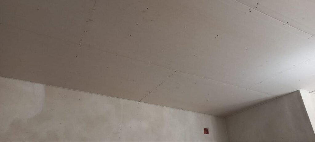 Colocación de durlock en Caaguazú - vista falso techo