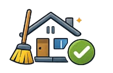 Icono de entrega limpia y garantizada